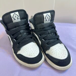 Kids Black and White Sneakers
